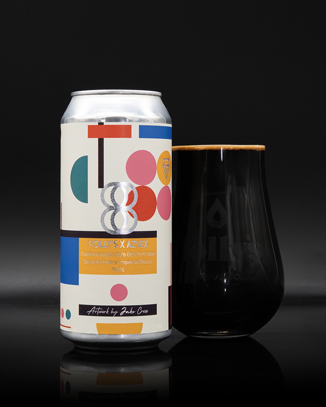 Polly's Brew Co. 8th Birthday Collab imperial stout 11% dolce