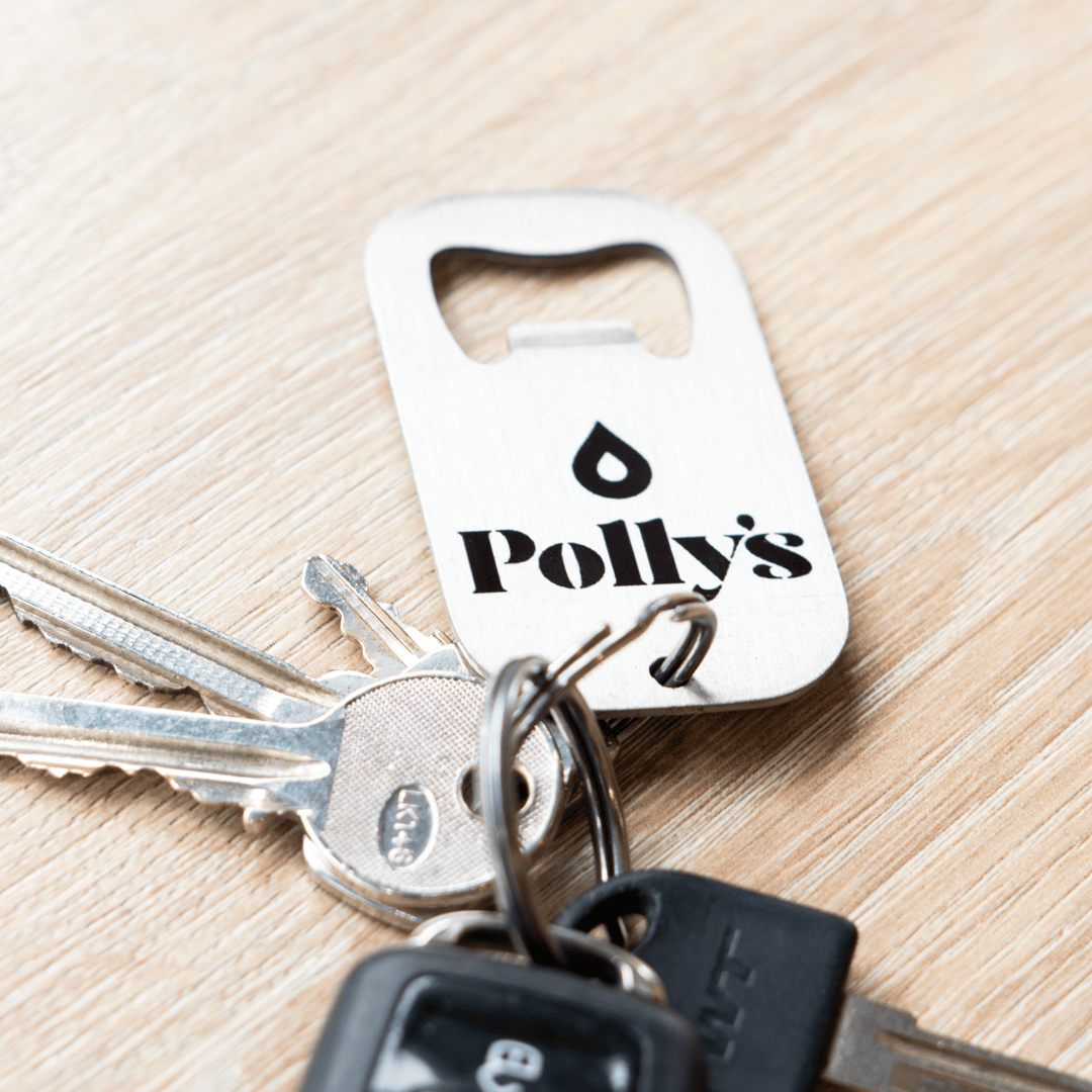 Polly's Brew Co. Bottle Opener apribottiglie portachiavi