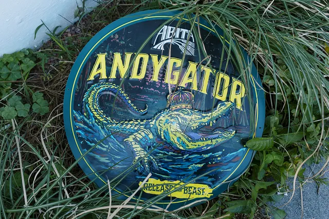 Abita Andygator Tacker insegna birra