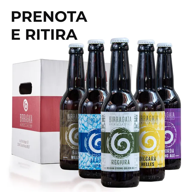 Revertis Birra Gaia Box Degustazione birre bottiglie 33 cl
