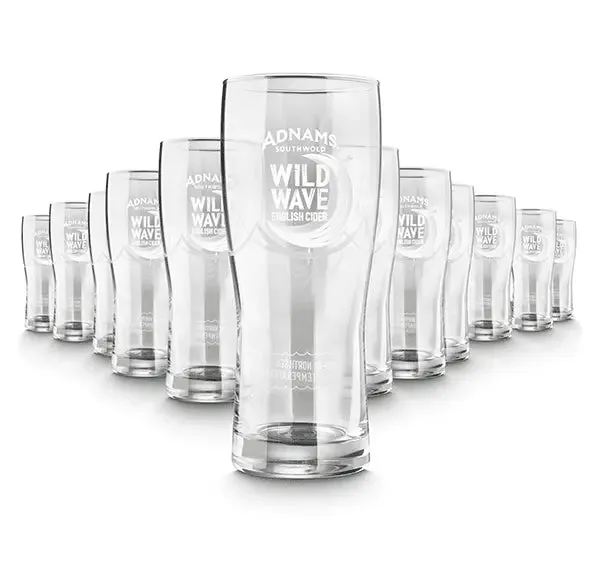 Adnams Wild Wave bicchieri pinta pack 12