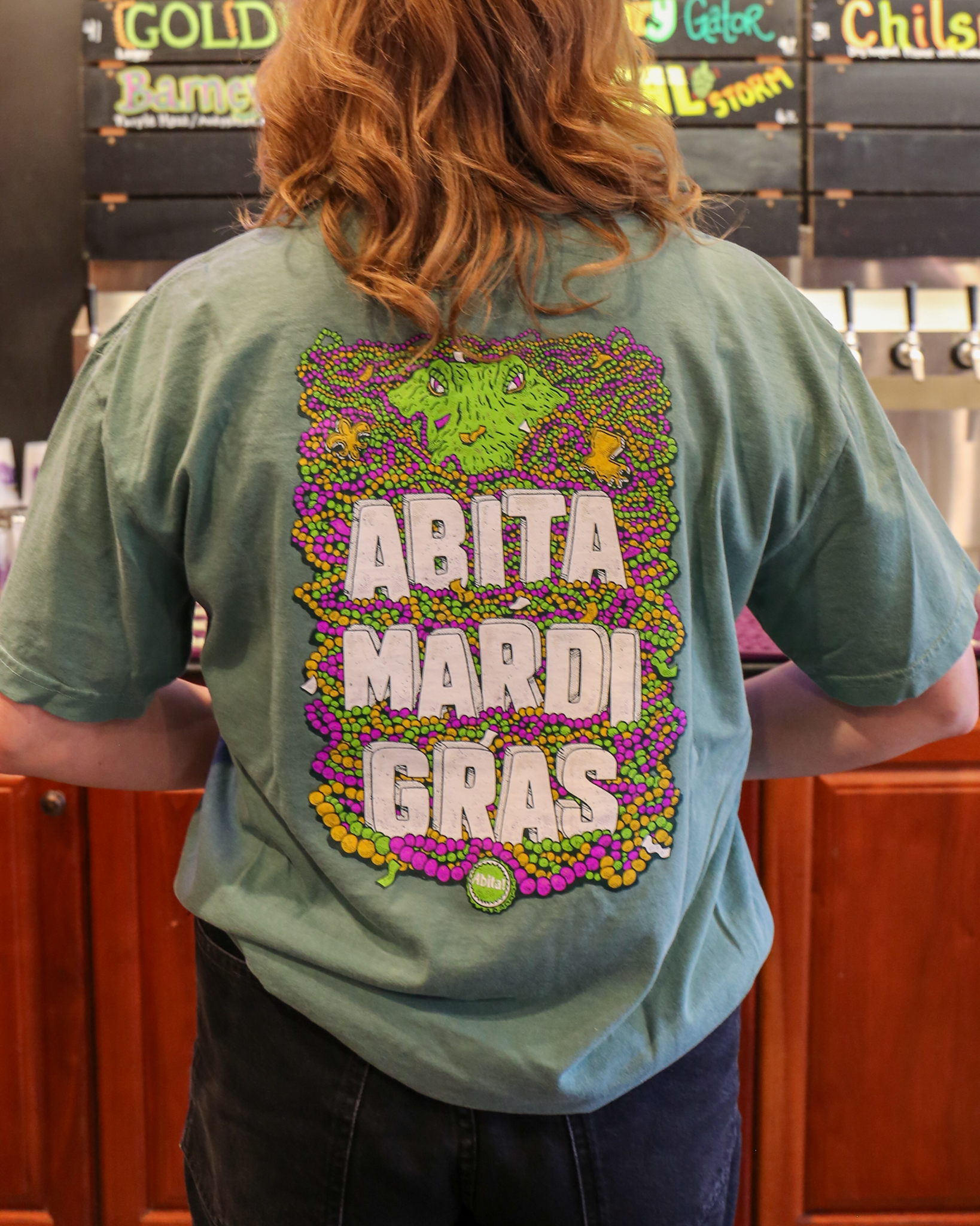 Abita Bead Gator collana carnevale alligatore