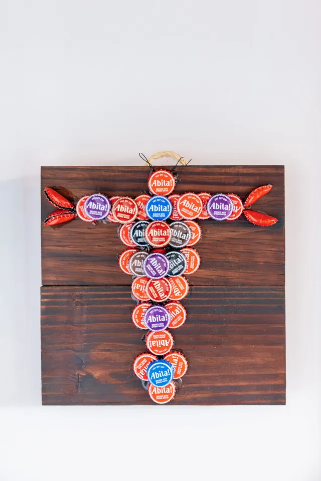 Abita Crawfish quadro tappi decorazione parete