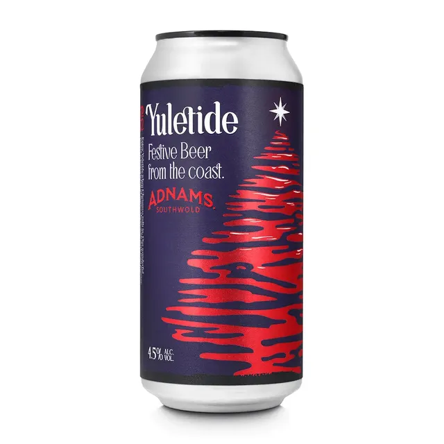 Adnams Yuletide birra red ale lattina 44cl speziata