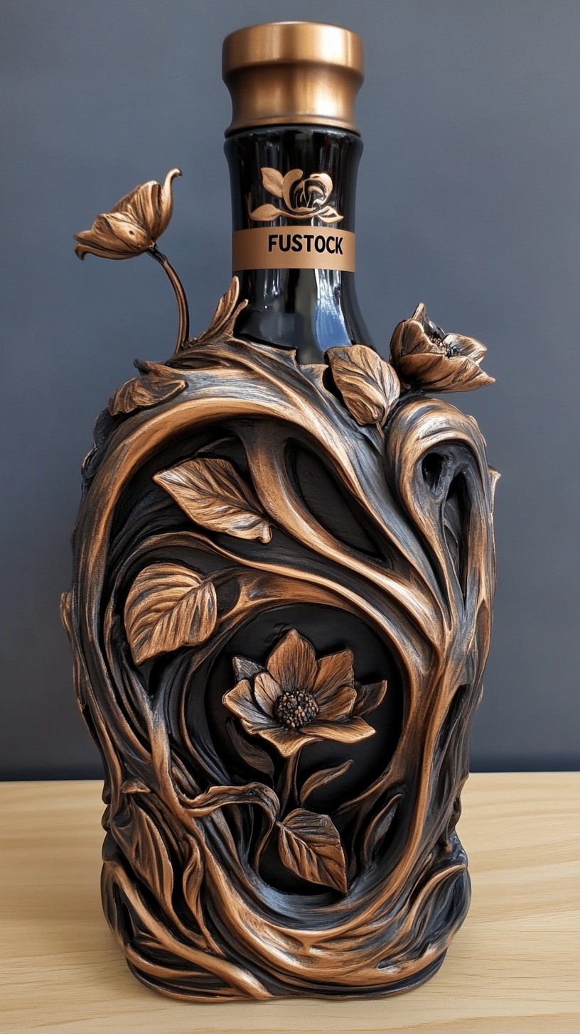 Fustock Bottiglia con Decorazioni bottiglia decorata