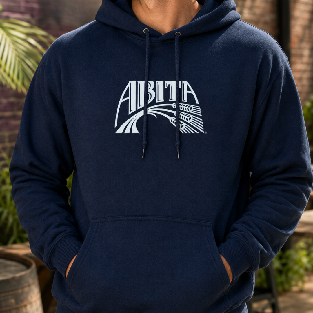 Abita Retro Pub Hoodie felpa con cappuccio