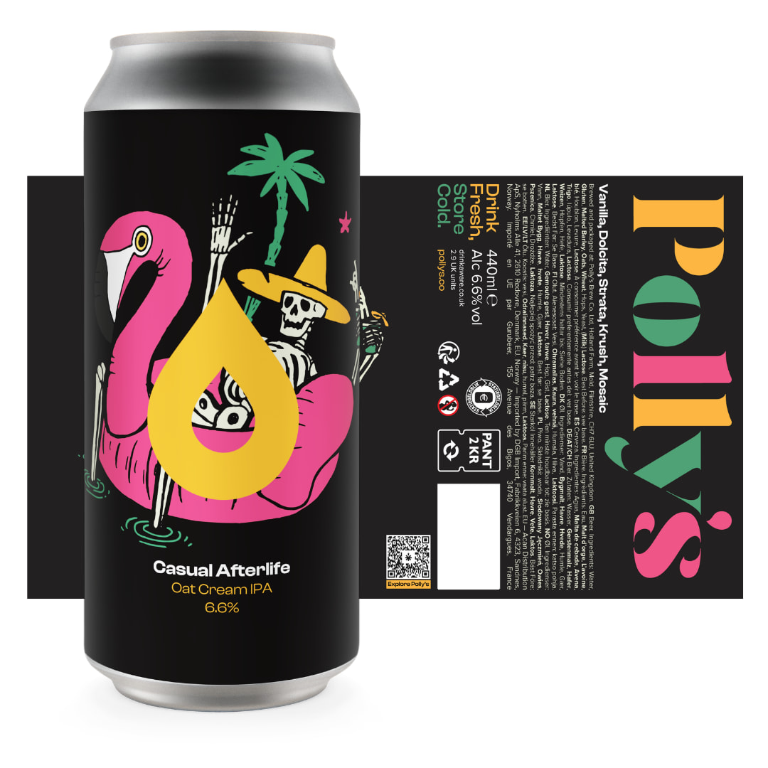 Polly's Brew Co. Casual Afterlife Oat Cream IPA birra 6,6%