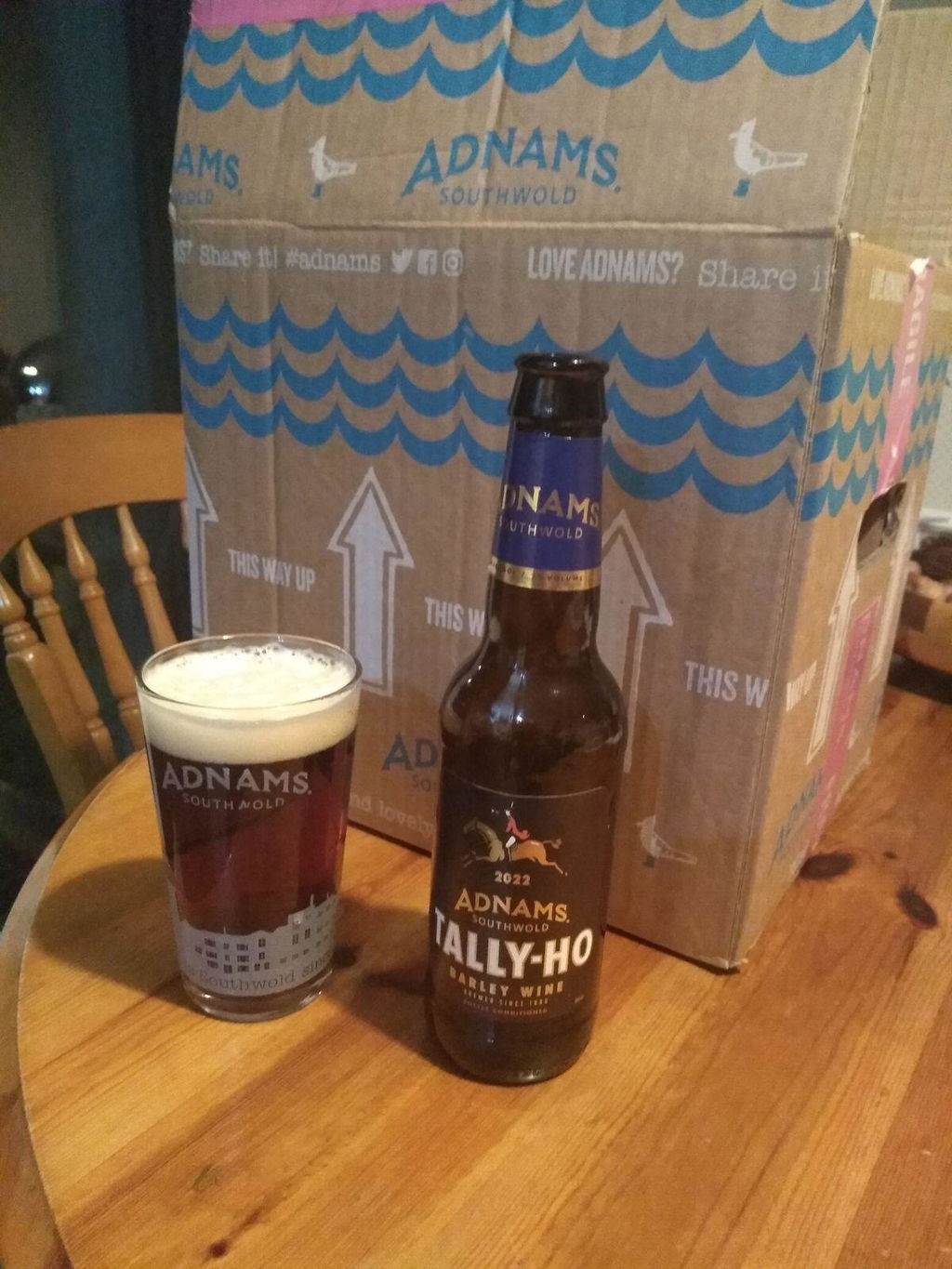 Adnams Tally-Ho barley wine 330 ml natalizia