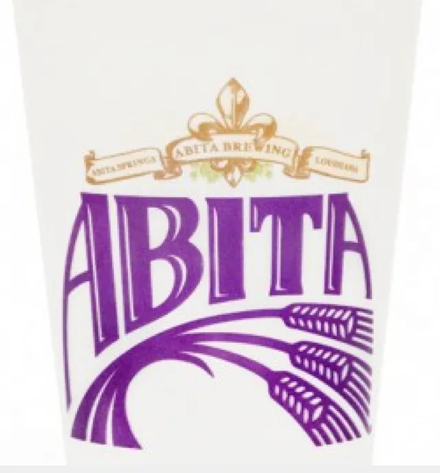 Abita Beer bicchieri plastica traslucida 12-14 oz