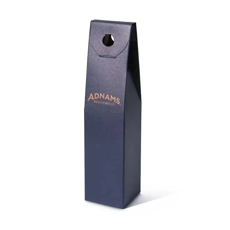 Adnams Navy scatola regalo bottiglia singola blu