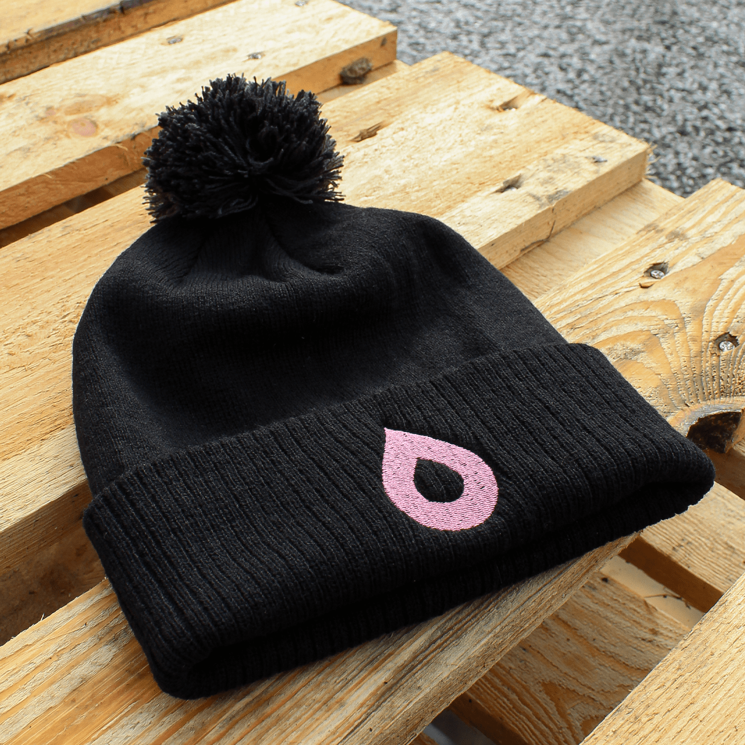 Polly's Brew Co. Black Pom Berretto Nero Invernali