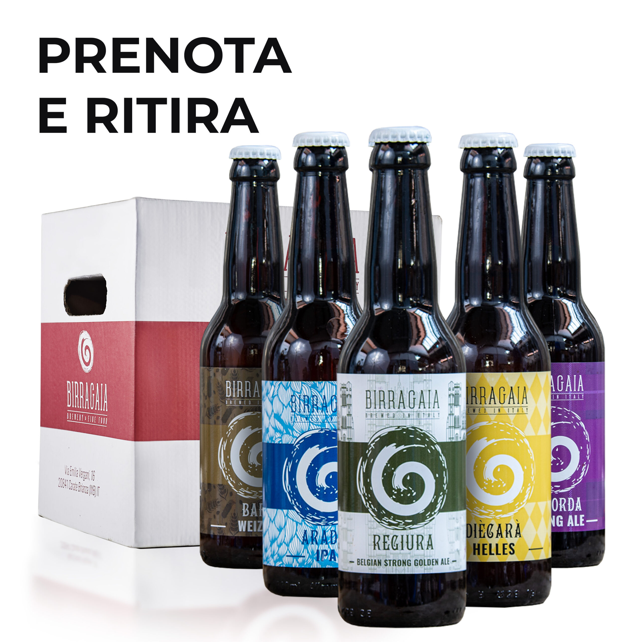 Revertis Birra Gaia Box Degustazione birre bottiglie 33 cl