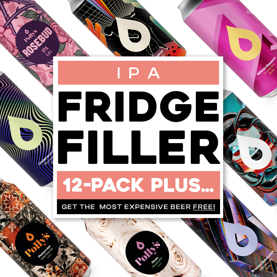 Polly's Brew Co. IPA Fridge Filler box 12 birre IPA