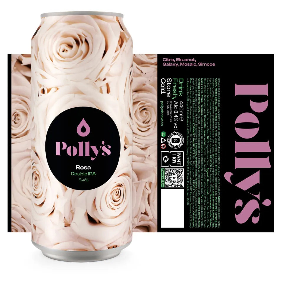 Polly's Brew Co. Rosa Double IPA 8.4% Lattina Luppolata