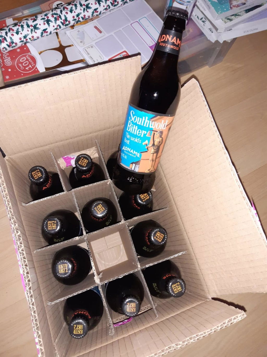 Adnams Old Ale birra ambrata 500 ml invernale